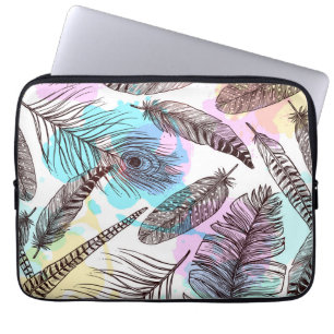 Housse Pour Ordinateur Portable Plume de paon