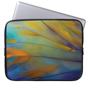 Housse Pour Ordinateur Portable Plumes Abstrait AI Art