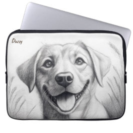 Housse Pour Ordinateur Portable Pochoir personnalisé Thème chien