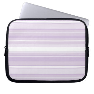 Housse Pour Ordinateur Portable Poignée rayures violettes