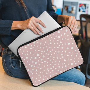Housse Pour Ordinateur Portable Points Dalmatiens Rose, Points Dalmatiens, Impress
