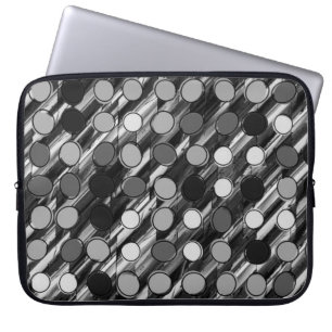 Housse Pour Ordinateur Portable Points rétro
