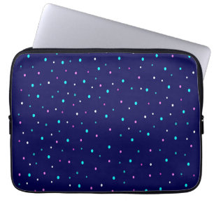 Housse Pour Ordinateur Portable Pois céleste