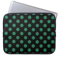 Pois vert et noir