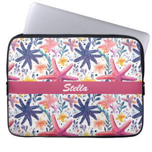 Housse Pour Ordinateur Portable Poisson étoilé couleur Sea Life