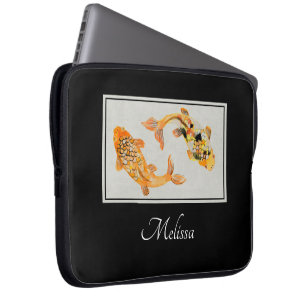 Housse Pour Ordinateur Portable Poisson Koi Or élégant