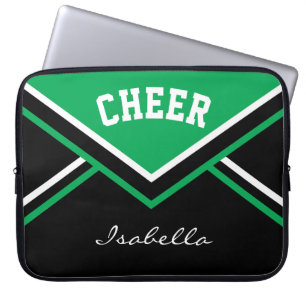 Housse Pour Ordinateur Portable Pom-pom girl vert