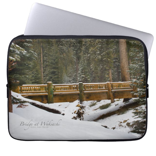 Housse Pour Ordinateur Portable Pont à Wuksachi (Devant)