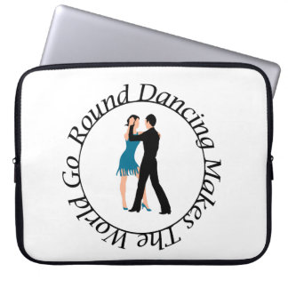 Housse Pour Ordinateur Portable Portable ronde de danse 15 pouces