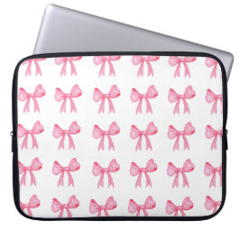 Housse Pour Ordinateur Portable Porte-ordinateur portable Cute Pink Bow Neoprine 1