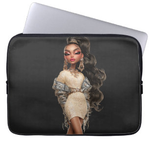 Housse pour ordinateur portable Portrait de mode O