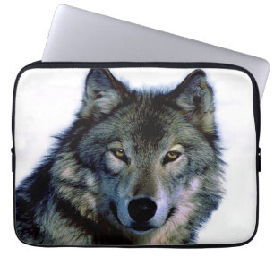Housse Pour Ordinateur Portable Portrait Wolf