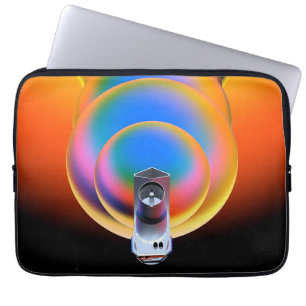 Housse Pour Ordinateur Portable Poster du télescope Spitzer.