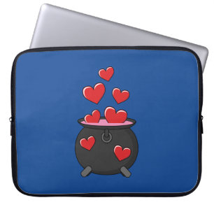 Housse Pour Ordinateur Portable Potion d'amour des coeurs