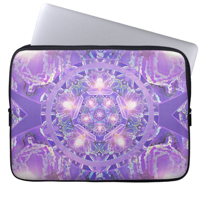 Housse Pour Ordinateur Portable Pourpre W1 (Devant)