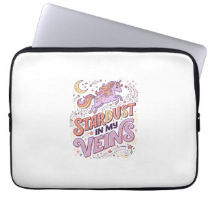 Housse Pour Ordinateur Portable Poussière d'étoile de licorne dans mes veines conc