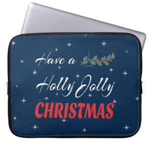 Housse Pour Ordinateur Portable Prenez un Holly Jolly Christmas