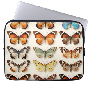 Housse Pour Ordinateur Portable Présentation en grille de la collection de papillo