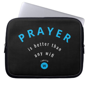 Housse Pour Ordinateur Portable PRIER MIEUX QUE LE MONogramme WIFI
