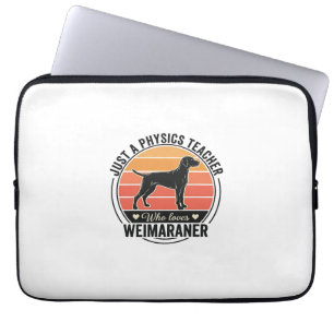 Housse Pour Ordinateur Portable Professeur de physique aime conception de chien We