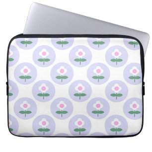 Housse Pour Ordinateur Portable Purple Daisy Fleur Ado Enfants chambre mignonne