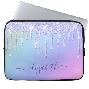 Housse Pour Ordinateur Portable Purple Parties scintillant Drivers Rainbow Custom