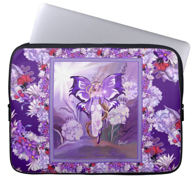 Housse Pour Ordinateur Portable Purple Sun Fairy (Devant)