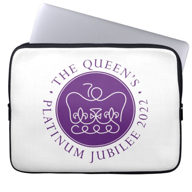 Housse Pour Ordinateur Portable Queen's Platinum Jubilee (Devant)