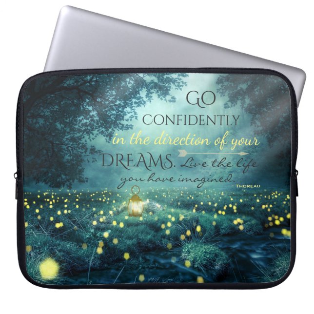 Housse Pour Ordinateur Portable Quota de Whimsical Inspiring (Devant)