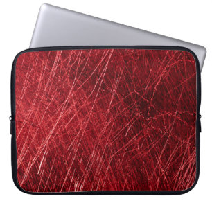 Housse Pour Ordinateur Portable Red scratch abstrait background abstract, vieux, a