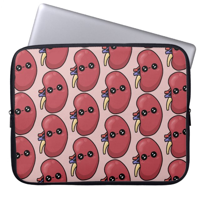 Housse Pour Ordinateur Portable Rein mignon - Biologie humaine (Devant)