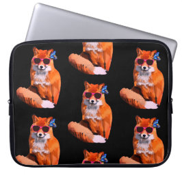 Housse Pour Ordinateur Portable Renard rouge