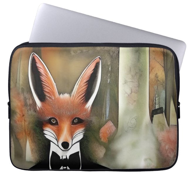 Housse Pour Ordinateur Portable Renard rouge (Devant)