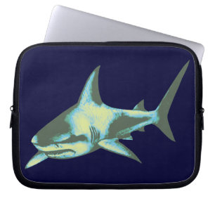 Housse Pour Ordinateur Portable requins, attention