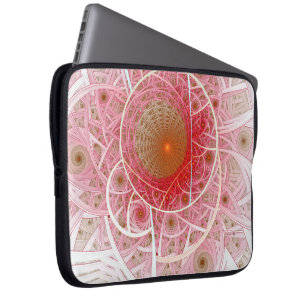 Housse Pour Ordinateur Portable Résumé Abstrait Steampunk Rose