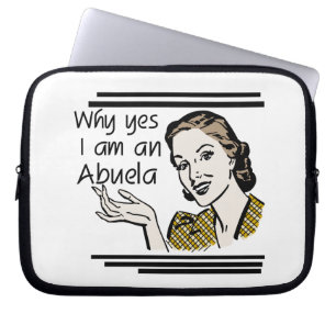 Housse Pour Ordinateur Portable Retro Abuela Gits