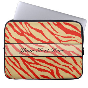 Housse Pour Ordinateur Portable Retro animal zèbre imprimé 17