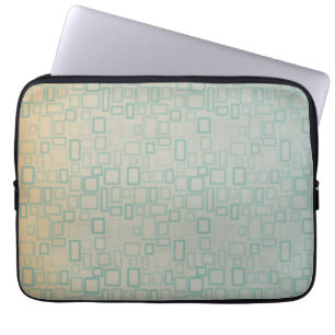 Housse Pour Ordinateur Portable Rétro Aqua