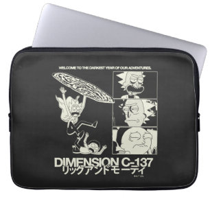 Housse Pour Ordinateur Portable RICK ET MORTY™ Dimension C-137