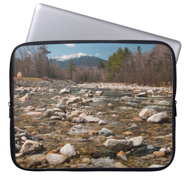 Housse Pour Ordinateur Portable Rivière courante avec eau claire coulant wi (Devant)