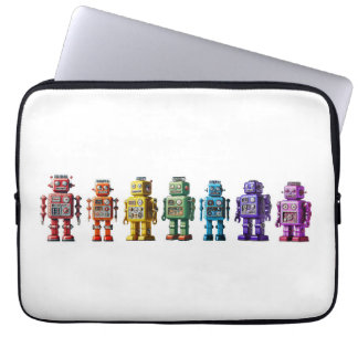 Housse Pour Ordinateur Portable Robots arc-en-ciel