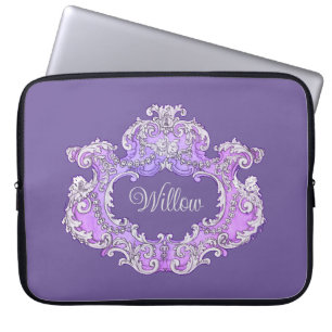 Housse Pour Ordinateur Portable Romantique, Feminine, Personnalisé