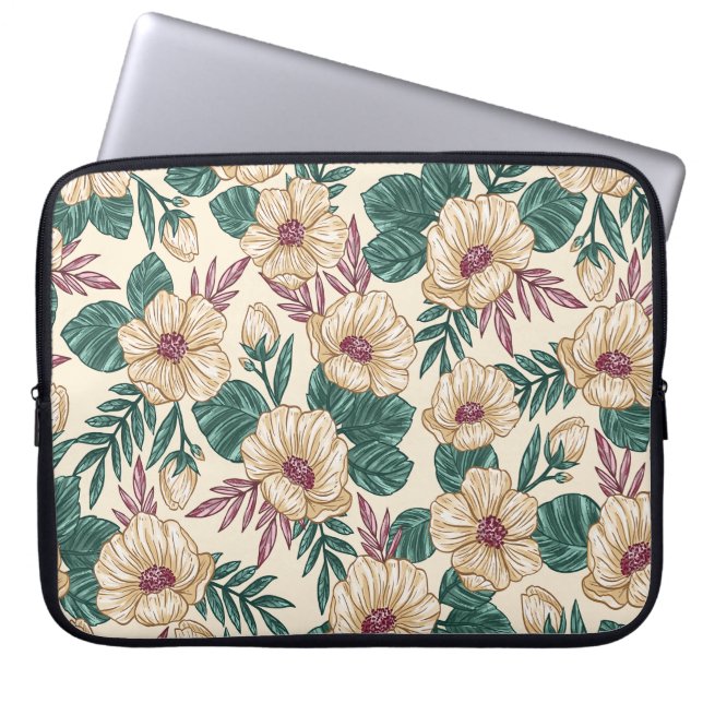 Housse Pour Ordinateur Portable Rose (Devant)