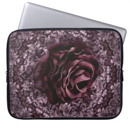 Housse Pour Ordinateur Portable Rose Mandala