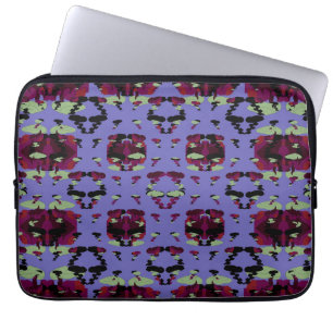 Housse Pour Ordinateur Portable Roses de Flamme Céleste Contenues