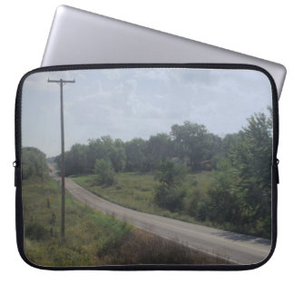 Housse Pour Ordinateur Portable Route de campagne paisible