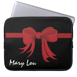 Housse Pour Ordinateur Portable Ruban Bordure rouge + votre backgr. & idées