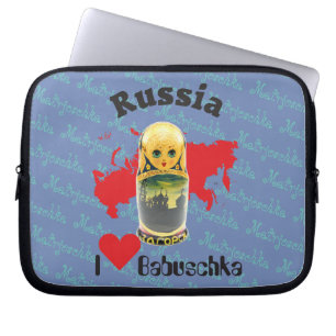 Housse Pour Ordinateur Portable Russie - Russia Babuchka Enveloppe 10" - 15"