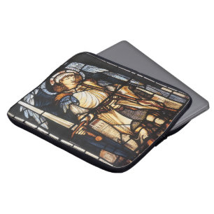 Housse Pour Ordinateur Portable Saint Michael par Sir Edward Coley Burne-Jones
