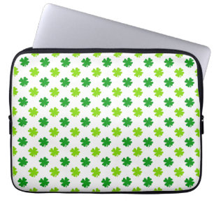 Housse Pour Ordinateur Portable Saint Patrick's Day Clover Feuille Motif-54601